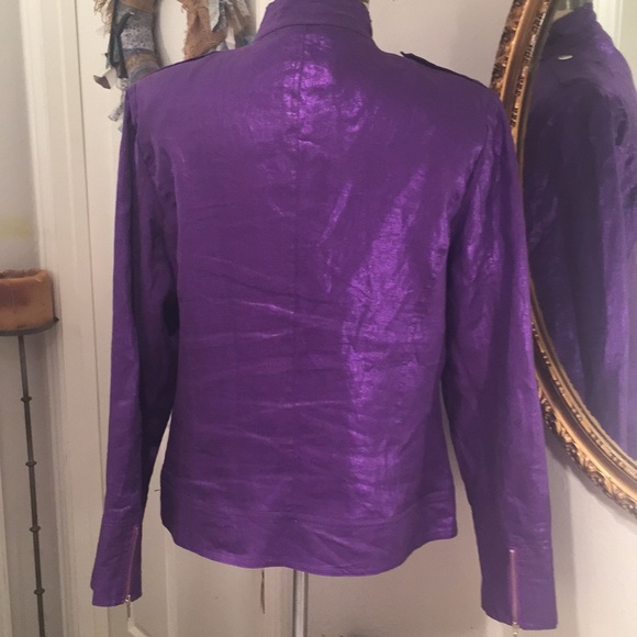 The Collective Works Of Berer Purple Blazer - Picture 4 of 6